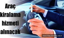 ÖSYM araç kiralama hizmeti alacak