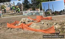 Selimiye Camii'nin çevre düzenlemesinde Roma dönemine ait aile mezarı bulundu