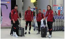 A Milli Futbol Takımı yurda döndü
