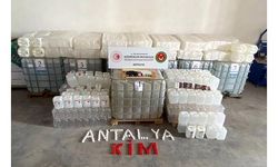 Antalya'da 1000 litre etil alkol ele geçirildi