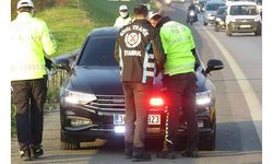 İstanbul'da çakarlı araç denetimi