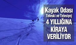 Kayak Odası Teleski ve Telesiyej 4 Yıllığına Kiraya Veriliyor