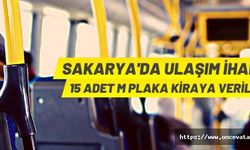 Sakarya'da ulaşım ihalesi