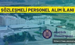 Sözleşmeli personel alım ilanı