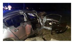 Tekirdağ'da otomobil ile kamyon çarpıştı: 1 ölü, 3 yaralı