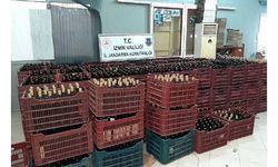 İzmir'de 6 bin litre bandrolsüz şarap ele geçirildi