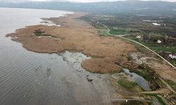 İznik Gölü'nde çekilme arttı