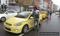 Kadıköy'de taksicilere denetim
