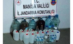 Manisa'da 160 litre sahte içki ele geçirildi