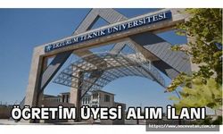 ÖĞRETİM ÜYESİ ALIM İLANI