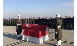 Şehit operatörün cenazesi, memleketine uğurlandı