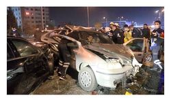 Beylikdüzü'nde 11 araç birbirine girdi: 10 yaralı