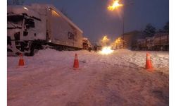 Bingöl’de araçlar yolda mahsur kaldı