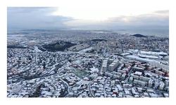 Kartal Aydos Ormanı beyaza büründü