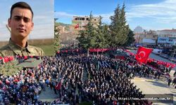 Şehidimiz, son yolculuğuna uğurlandı