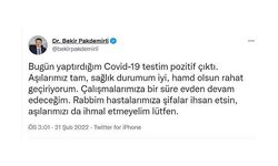 Bakan Pakdemirli koronavirüse yakalandı