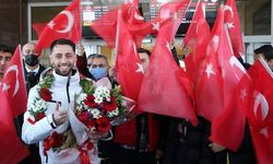 Fatih Arda İpcioğlu, memleketi Erzurum'da coşkuyla karşılandı