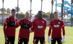 Galatasaray'da Erick Pulgar ve Semih Kaya ilk kez takımla çalıştı