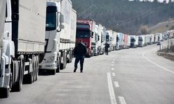 Hamzabeyli Sınır Kapısı'nda 10 kilometre TIR kuyruğu