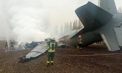 Ukrayna askeri uçağı düştü