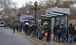 Ankara'da özel halk otobüsü esnafı kontak kapattı
