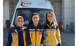 Hayat kurtarma timi: 1 ambulans, 3 kadın