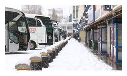İstanbul'da otogarlarda seferler durduruldu
