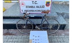 Bisikletli uyuşturucu satıcısı yakalandı