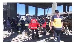 Diyarbakır'da inşaat iskelesi çöktü: 1'i ağır 6 yaralı