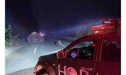Karadeniz Sahil Yolu'nda heyelan