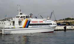 Kuşadası'ndan Sisam'a 2 yıl sonra ilk feribot seferi