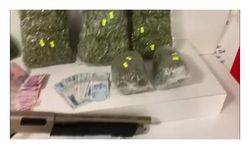 Taksiyle uyuşturucu ticareti yapan 4 şüpheli yakalandı 