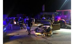 Tekirdağ'da otomobil ile hafif ticari araç çarpıştı: 8 yaralı