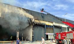 Aydın'da, OSB'de marangoz atölyesi yangını