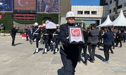 Şehit polis için İstanbul Emniyeti'nde tören