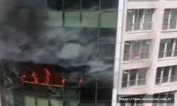 Esenyurt'ta rezidansta korkutan yangın