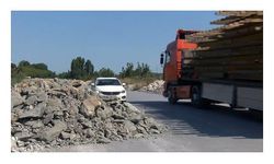 Hadımköy'de yollar kaçak hafriyattan geçilmez oldu