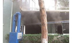 Kadıköy'de 11 katlı binada yangın