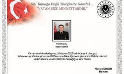 MSB: Pençe-Kilit bölgesinde 1 asker şehit oldu