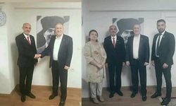 Vatan Severler Partisi Genel Başkanı Yılmaz Gülümser, Zafer Partisi Genel Başkanı Ümit Özdağ'ı ziyaret etti