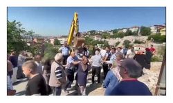 Beykoz'da olaylı yıkım