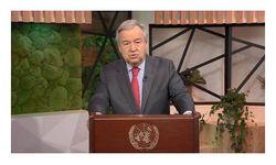 Guterres’ten iklim değişikliği açıklaması