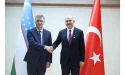 İçişleri Bakanı Soylu, Özbekistanlı mevkidaşıyla görüştü