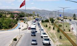 'Kilit kavşak' Kırıkkale'de bayram trafiği başladı