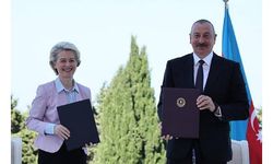 Leyen: Hedefimiz, Azerbaycan'dan AB'ye gaz sevkiyatını ikiye katlamak