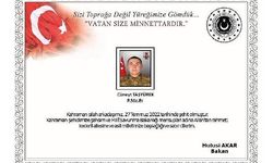 MSB: Pençe Harekatı bölgesinde 1 asker şehit oldu
