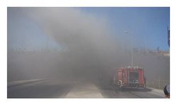 Sultangazi'de otobüs yangını