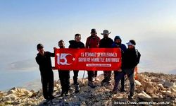 Van'da 15 Temmuz şehitleri için zirve tırmanışı 