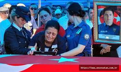 Mardin'deki kazada şehit olan polis, Çanakkale'de son yolculuğa uğurlandı