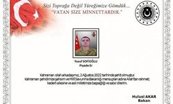 MSB: Araç kazasında yaralanan asker şehit oldu